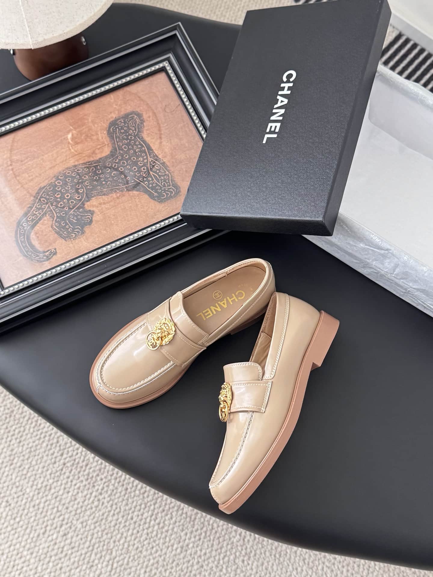 Chanel Patentsuede Loafers shoes Women