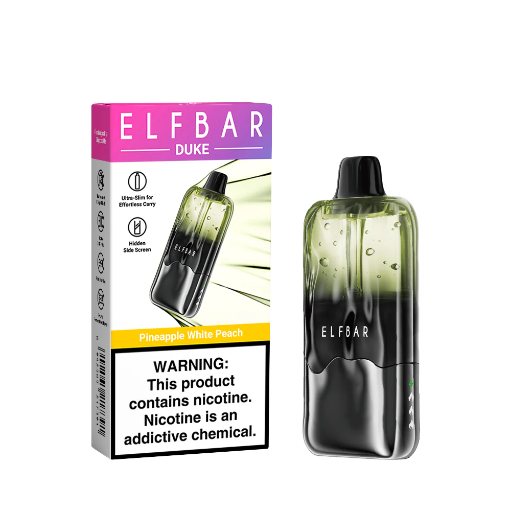ELFBAR DUKE wiederaufladbarer Einweg-Vape (alle Geschmacksrichtungen)