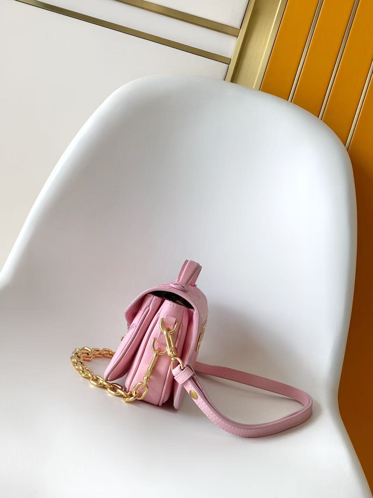 Louis Vuitton Pochette Métis East West Light Bliss Couture Monogram Empreinte Leather M29488 High