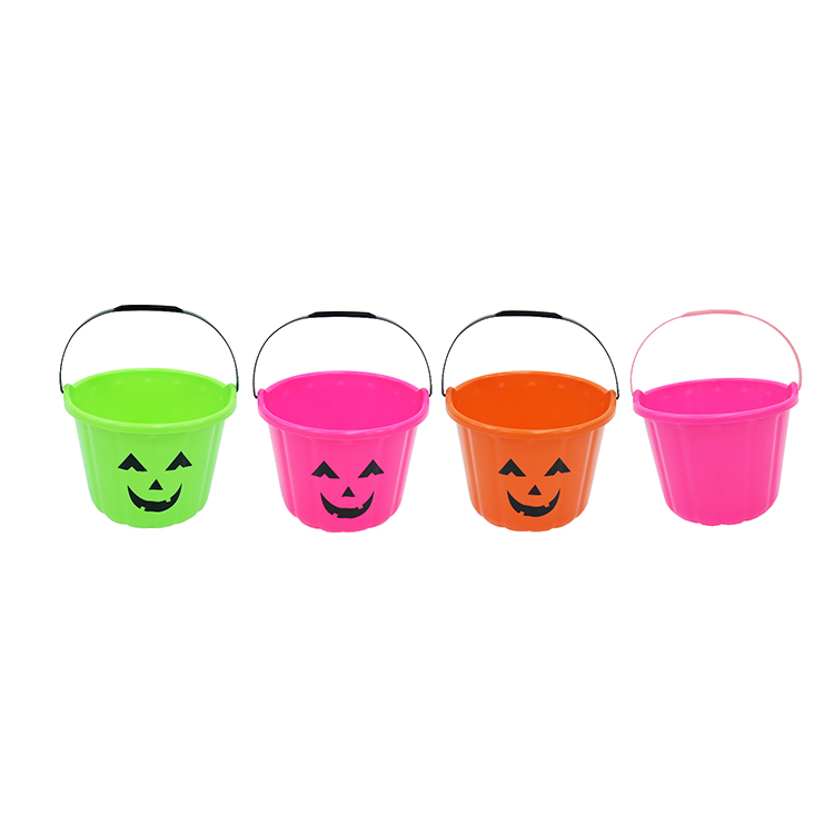 Halloween Pumpkin Candy Bucket Decoration