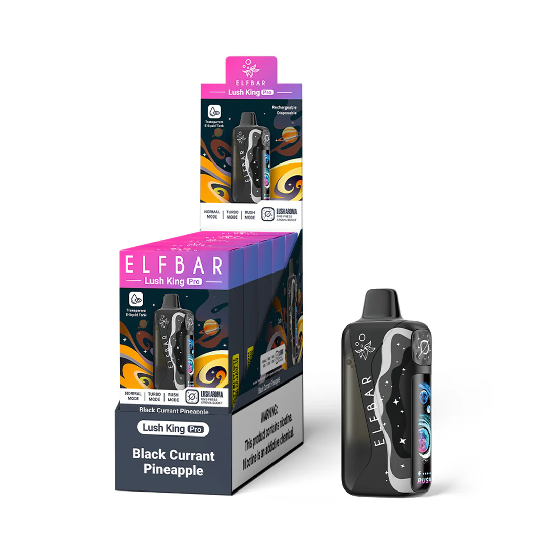 ELFBAR Lush King Pro wiederaufladbarer Einweg-Vape (alle Geschmacksrichtungen)