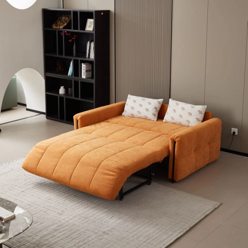 NÓVORA CASA eléctrico reclinable Sofá cama con motorizado reposapiés– fácilmente se convierte, pequeño espacio solución