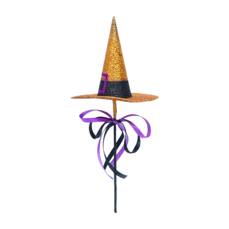 Halloween Witch Hat Cake Topper Decoration