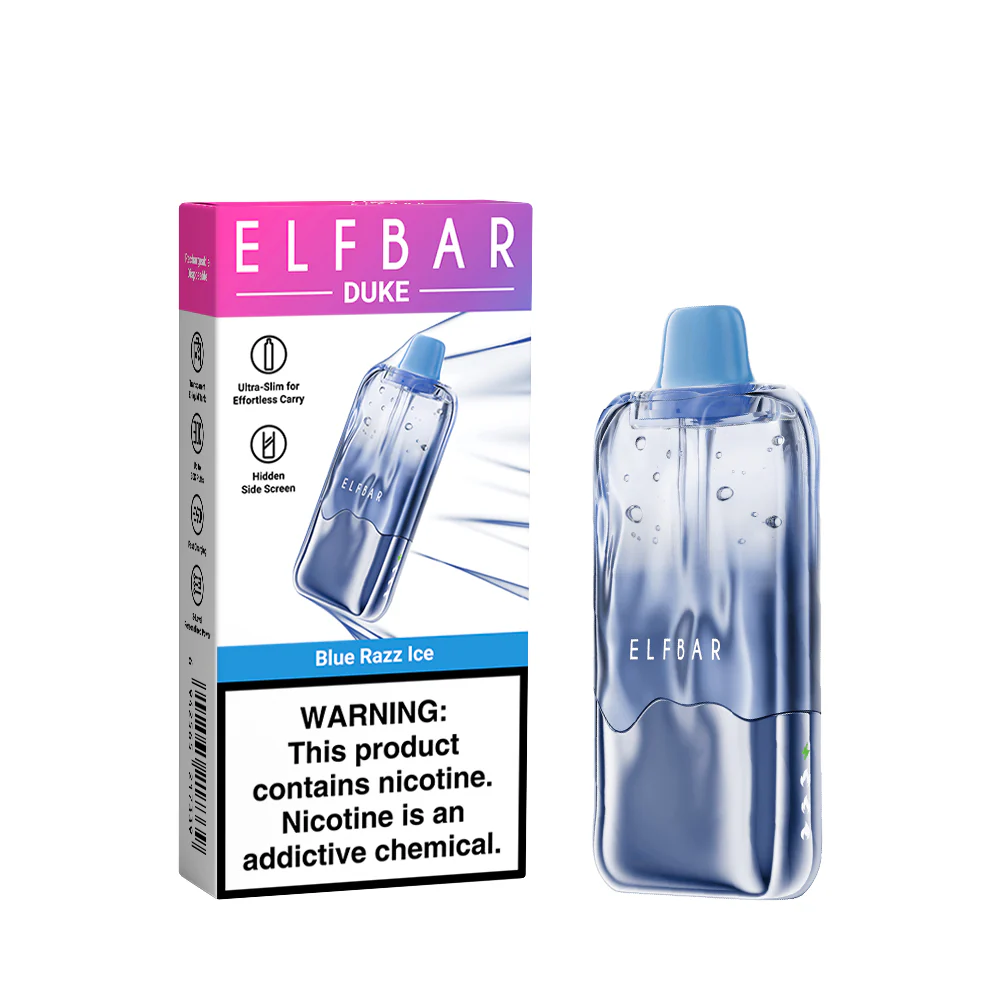 ELFBAR DUKE wiederaufladbarer Einweg-Vape (alle Geschmacksrichtungen)