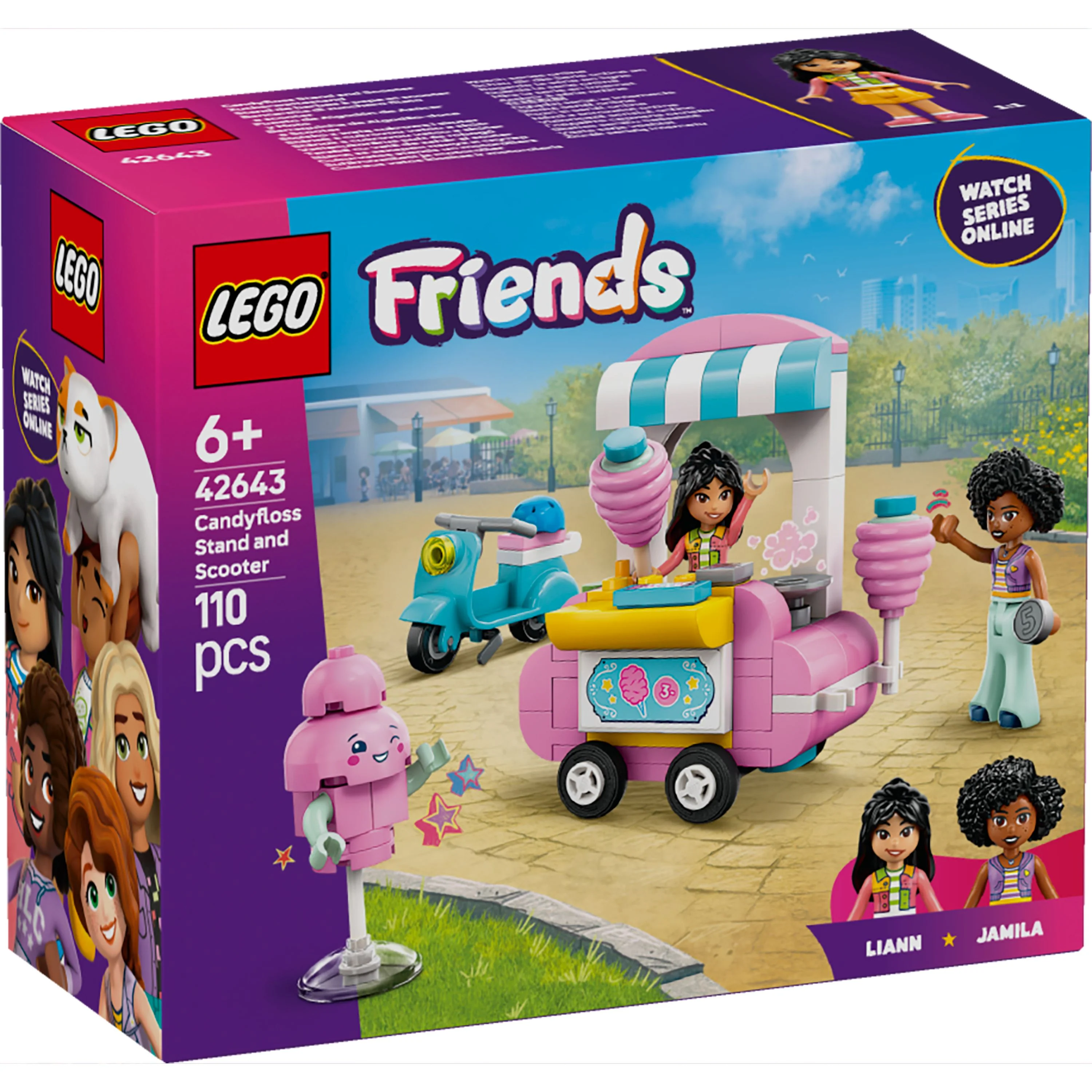 LEGO 42643 Friends Candyfloss Stand and Scooter