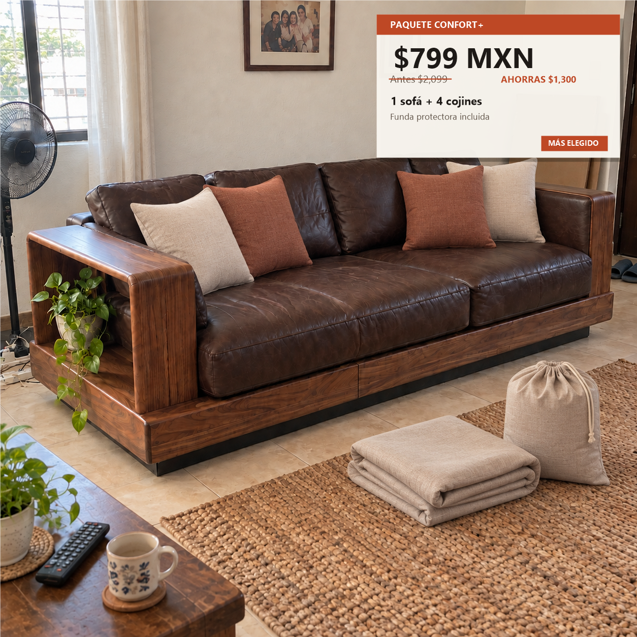 Paquete Confort+ — MXN$799