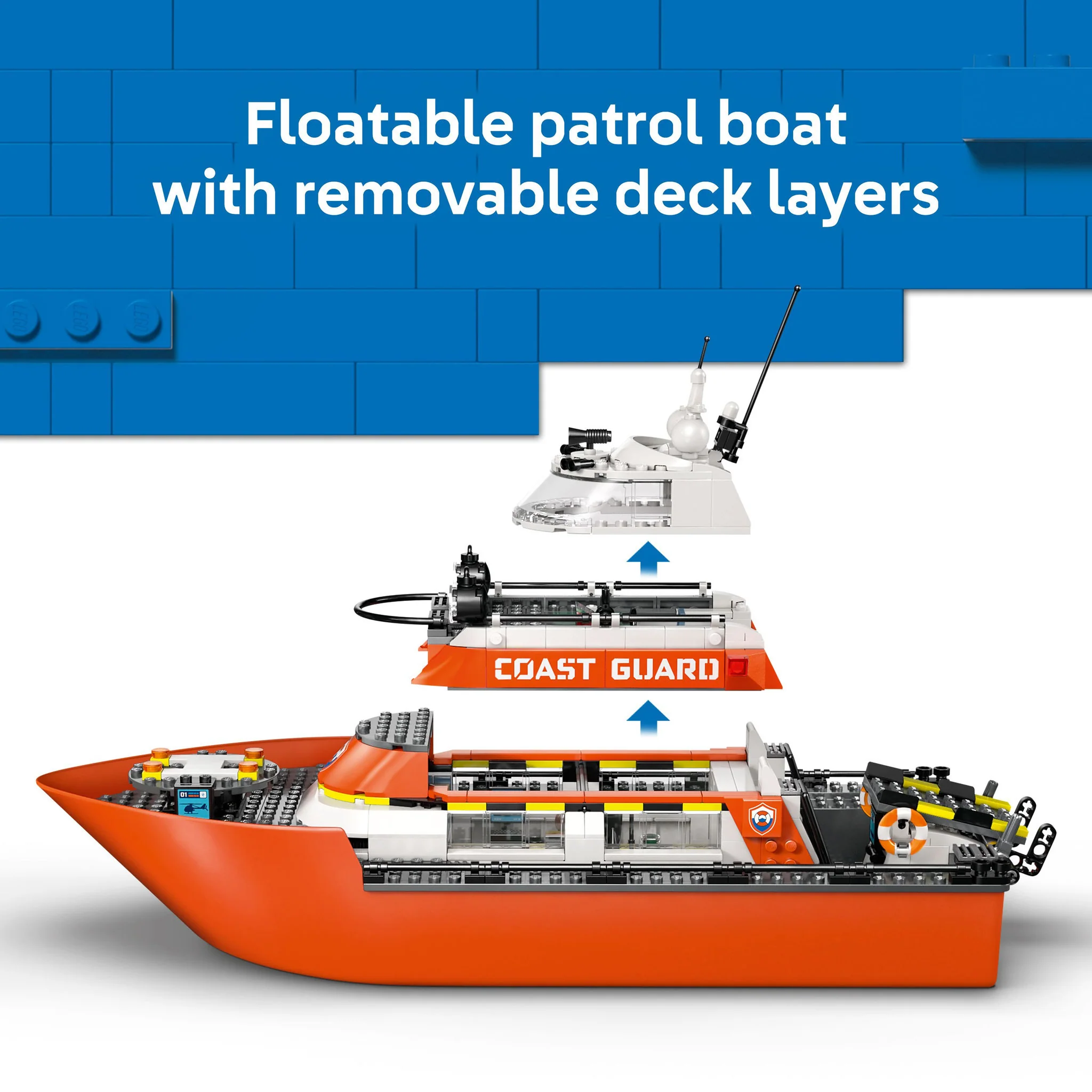 LEGO 60504 City Coast Guard Rescue Boat & Helicopter