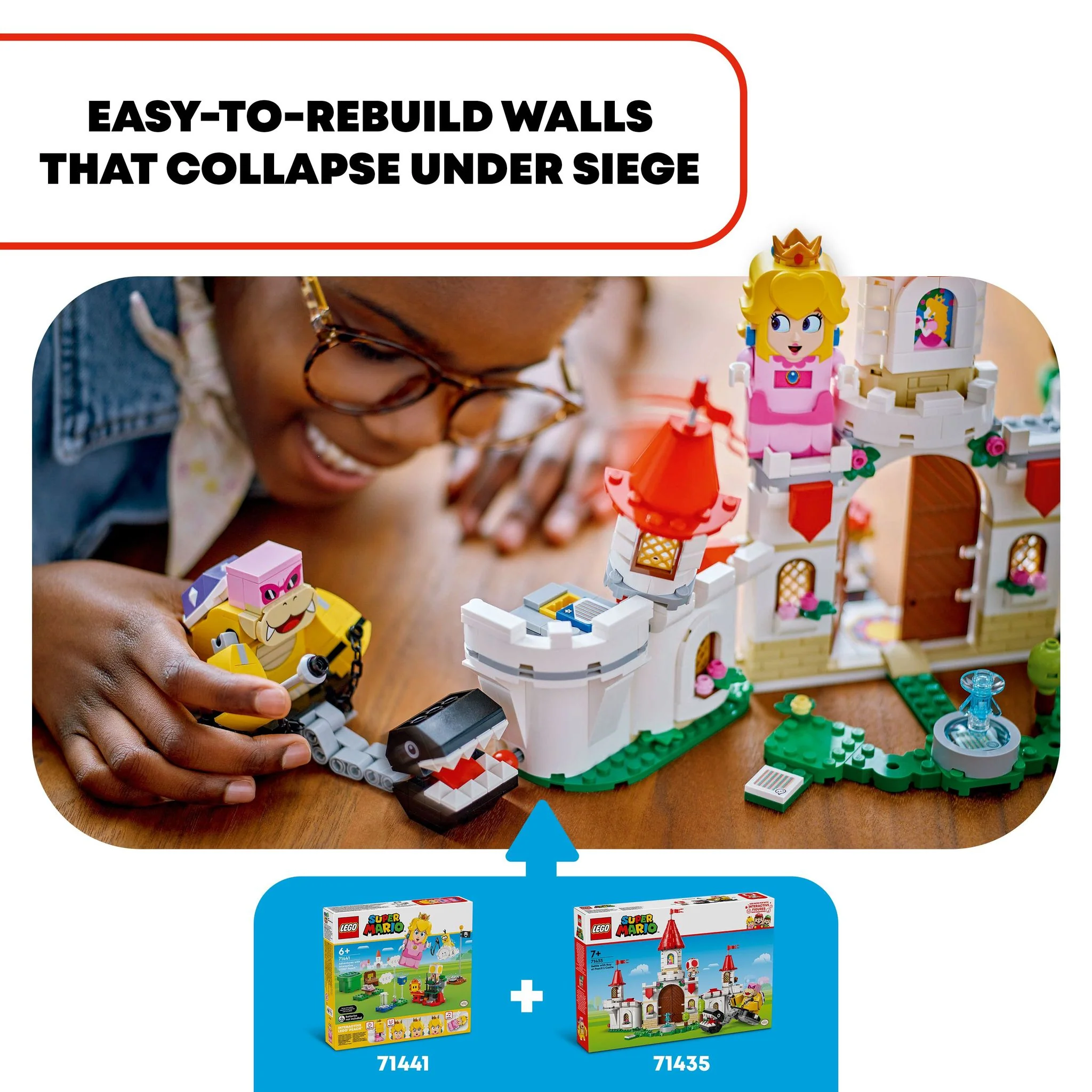 LEGO 71435 Super Mario Battle With Roy At Peach's Castle