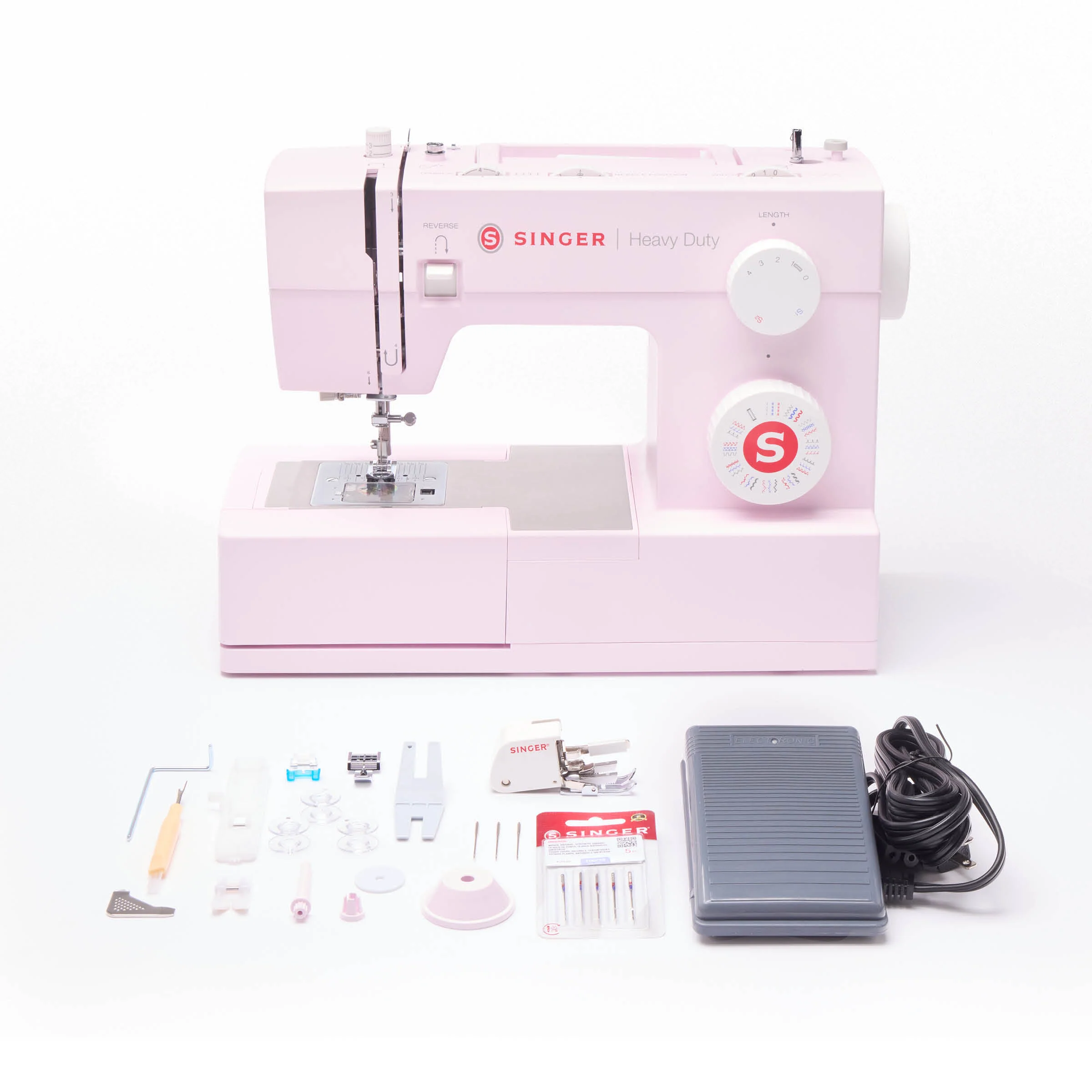 SINGER® Heavy Duty 4452 Rosewater Pink Sewing Machine