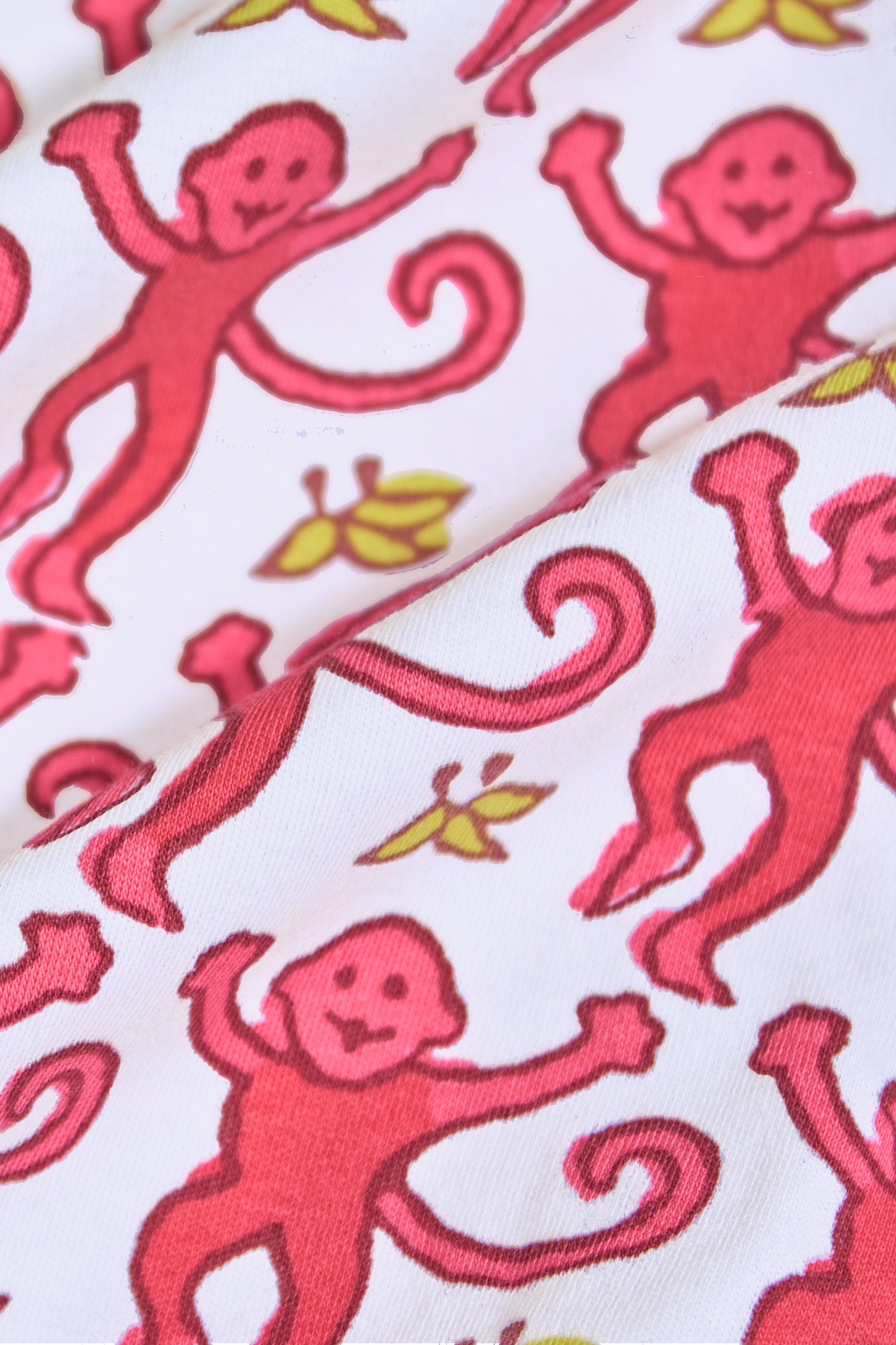 Infant Monkey Zipper Footie