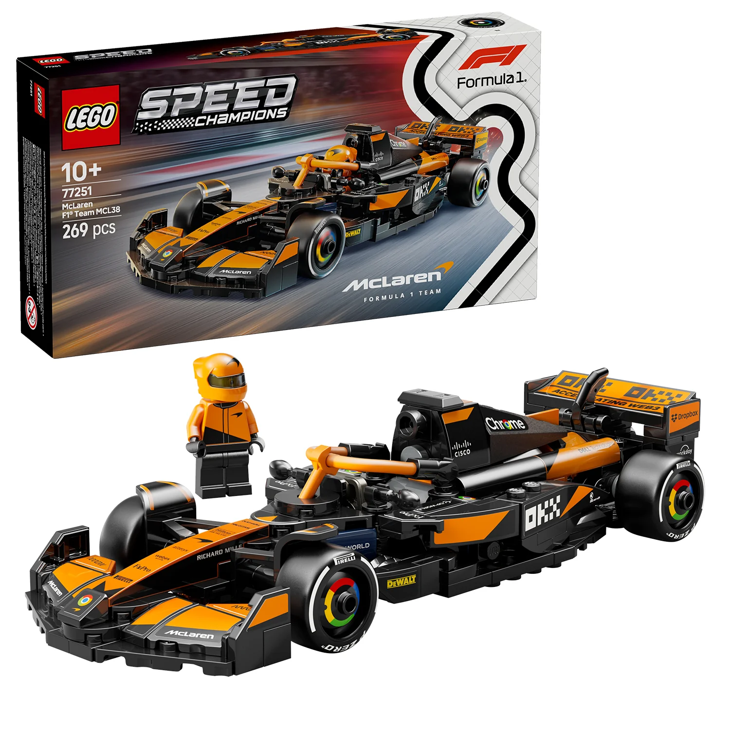 LEGO® Speed Champions - McLaren F1® Team MCL38 Race Car