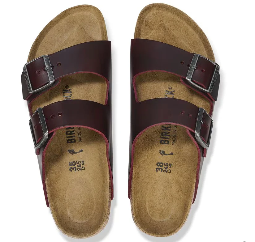 Birkenstock Womens Arizona Soft Footbed 2 Strap Sandal Zinfandel