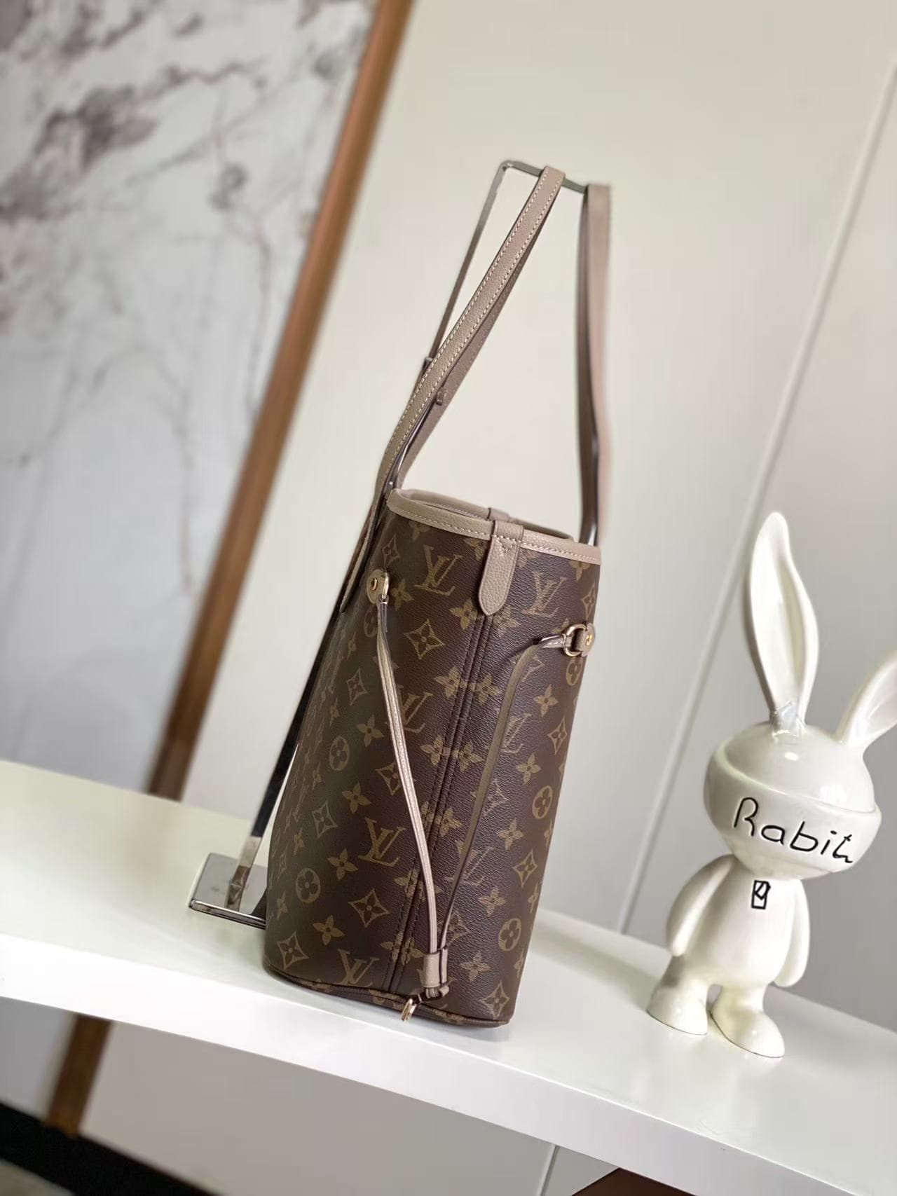 Louis Vuitton Neverfull Inside Out MM Monogram/Smoke Coated canvas M25664 High