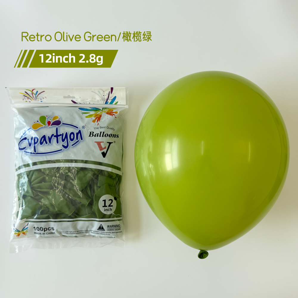 12 Inch Latex Balloons – Bright Colors for Party Decorations