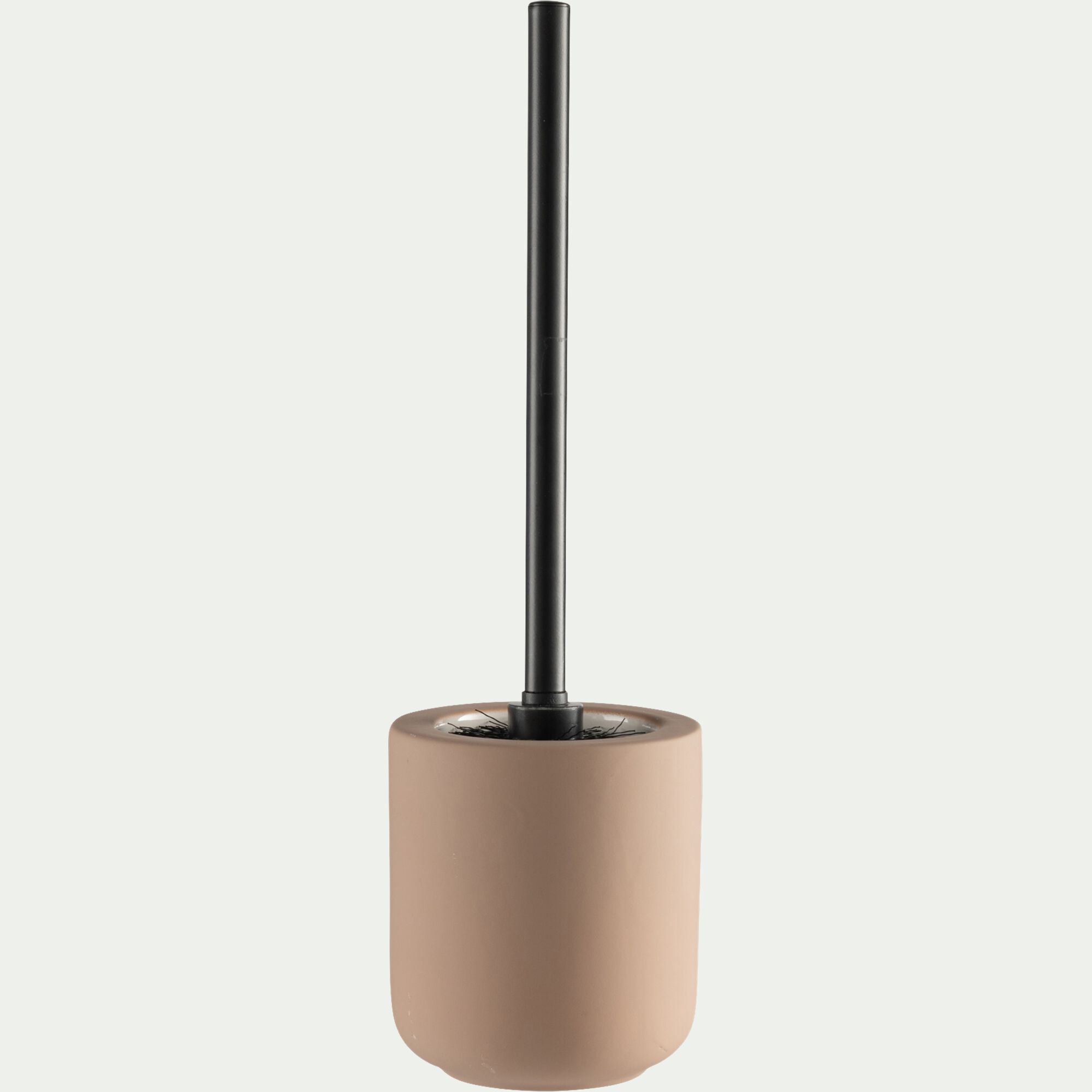 CISTE - Brosse wc en grès - rose