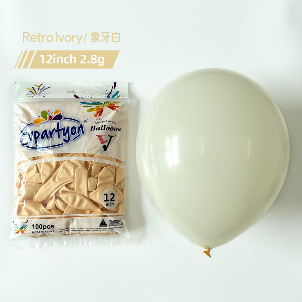 12 Inch Latex Balloons – Bright Colors for Party Decorations