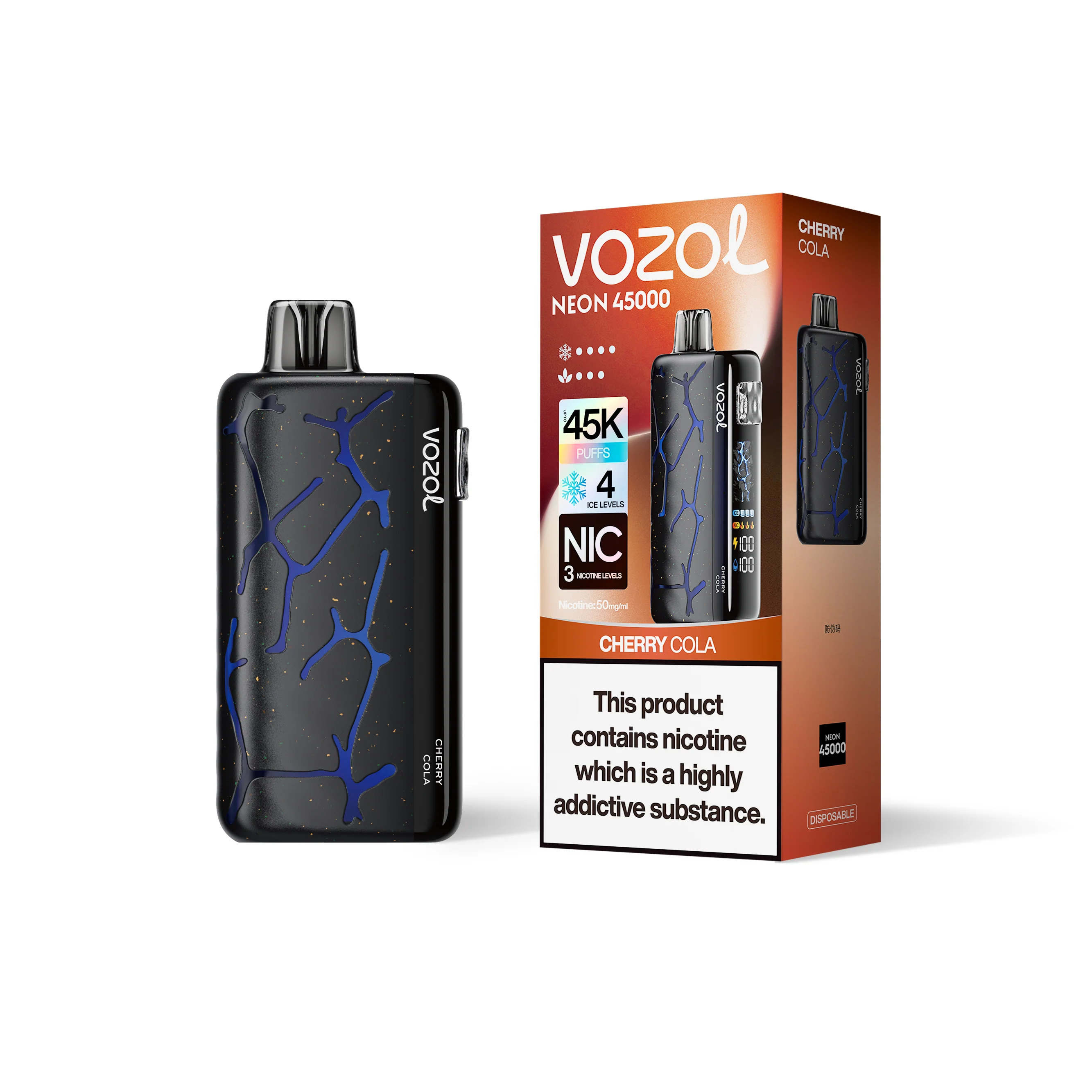 VOZOL NEON 45K Einweg-Vape (alle Geschmacksrichtungen)