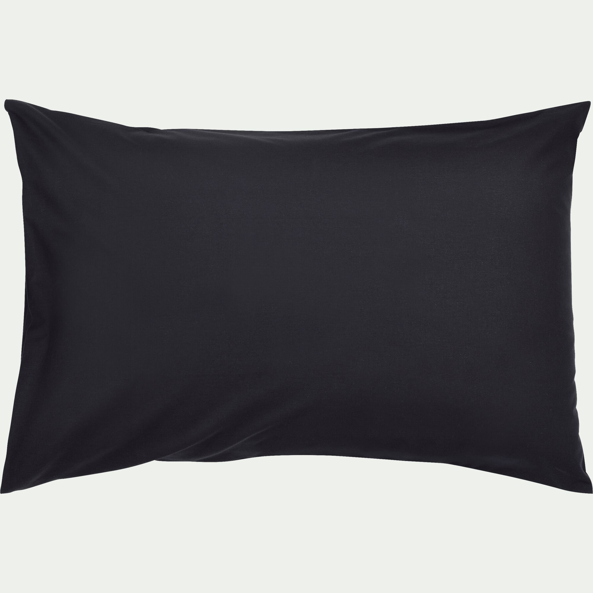 EOLI - Lot de 2 taies d'oreiller en coton 50x70cm - bleu calabrun