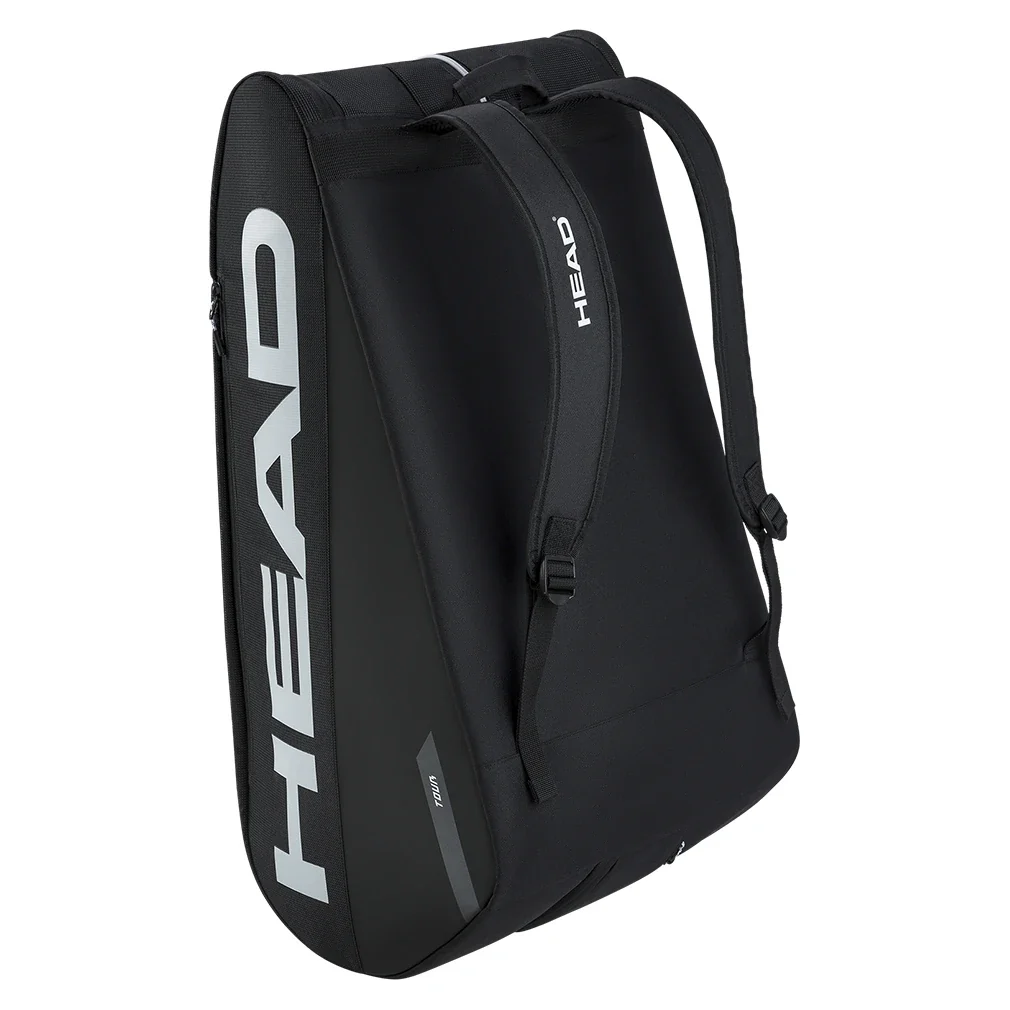 Tour Racquet Bag XL 12 Pack Black and White