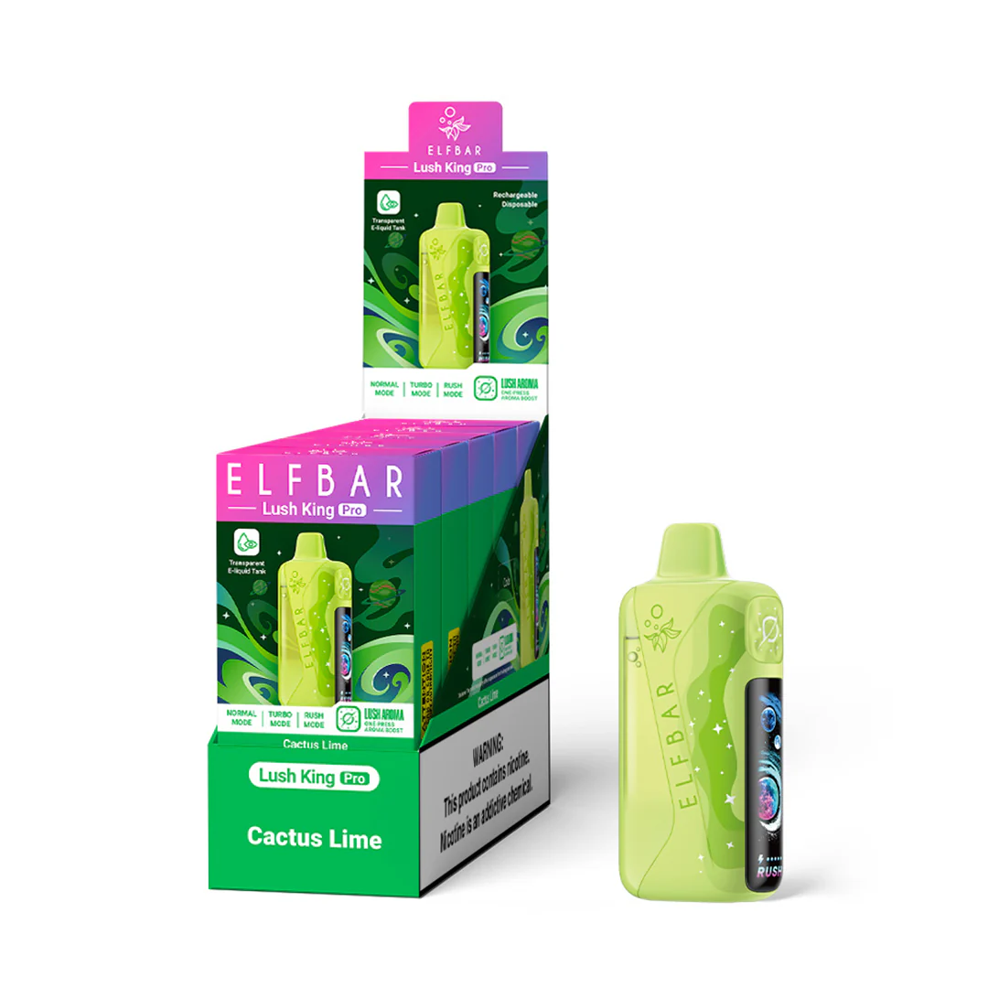 ELFBAR Lush King Pro wiederaufladbarer Einweg-Vape (alle Geschmacksrichtungen)