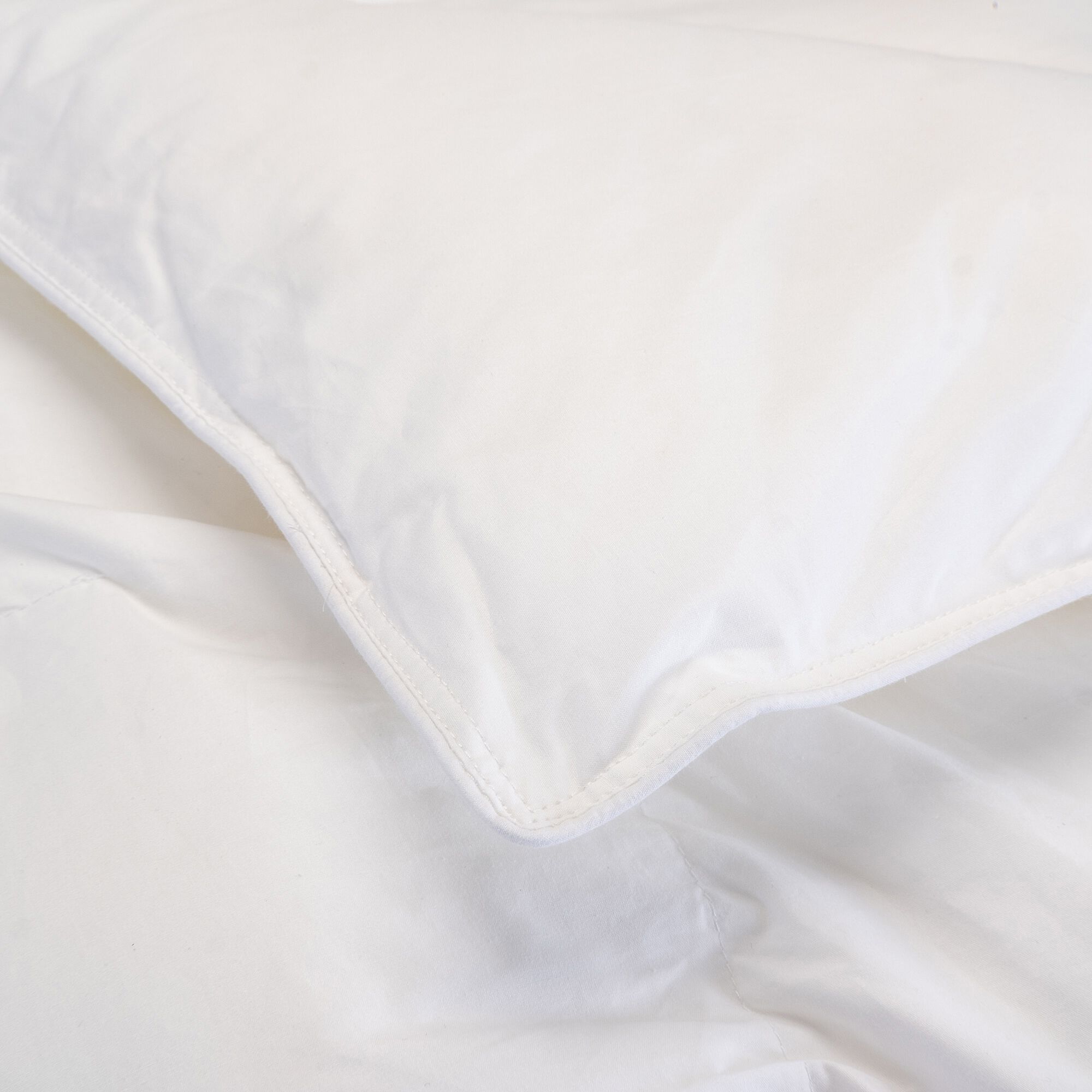 PANDORE - Couette chaude percale de coton et fibre siliconée 240x220cm