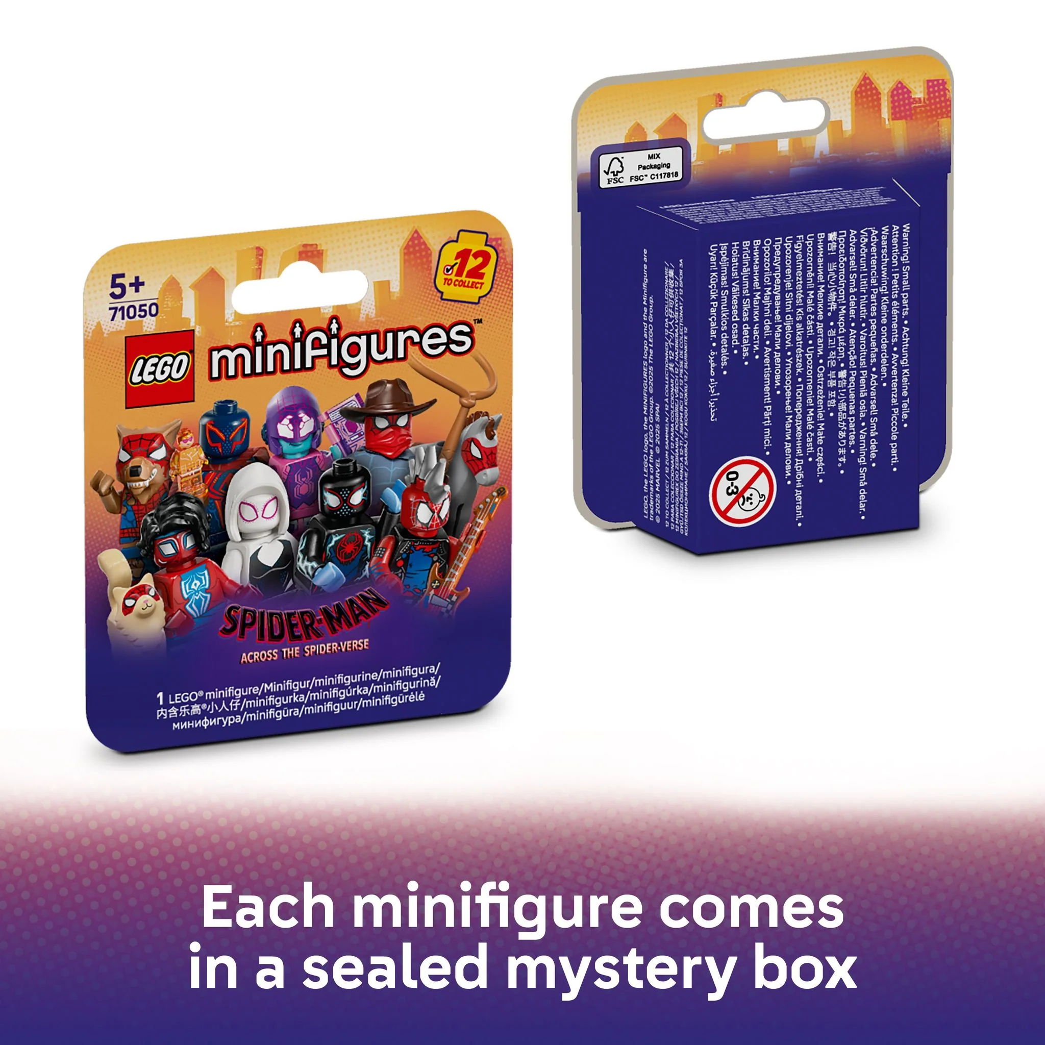 LEGO 71050 Minifigures Spider-Man: Across the Spider-Verse