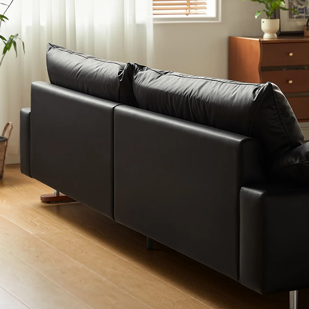 NÓVORA CASA genuino piel sofá Vintage estilo para Sala
