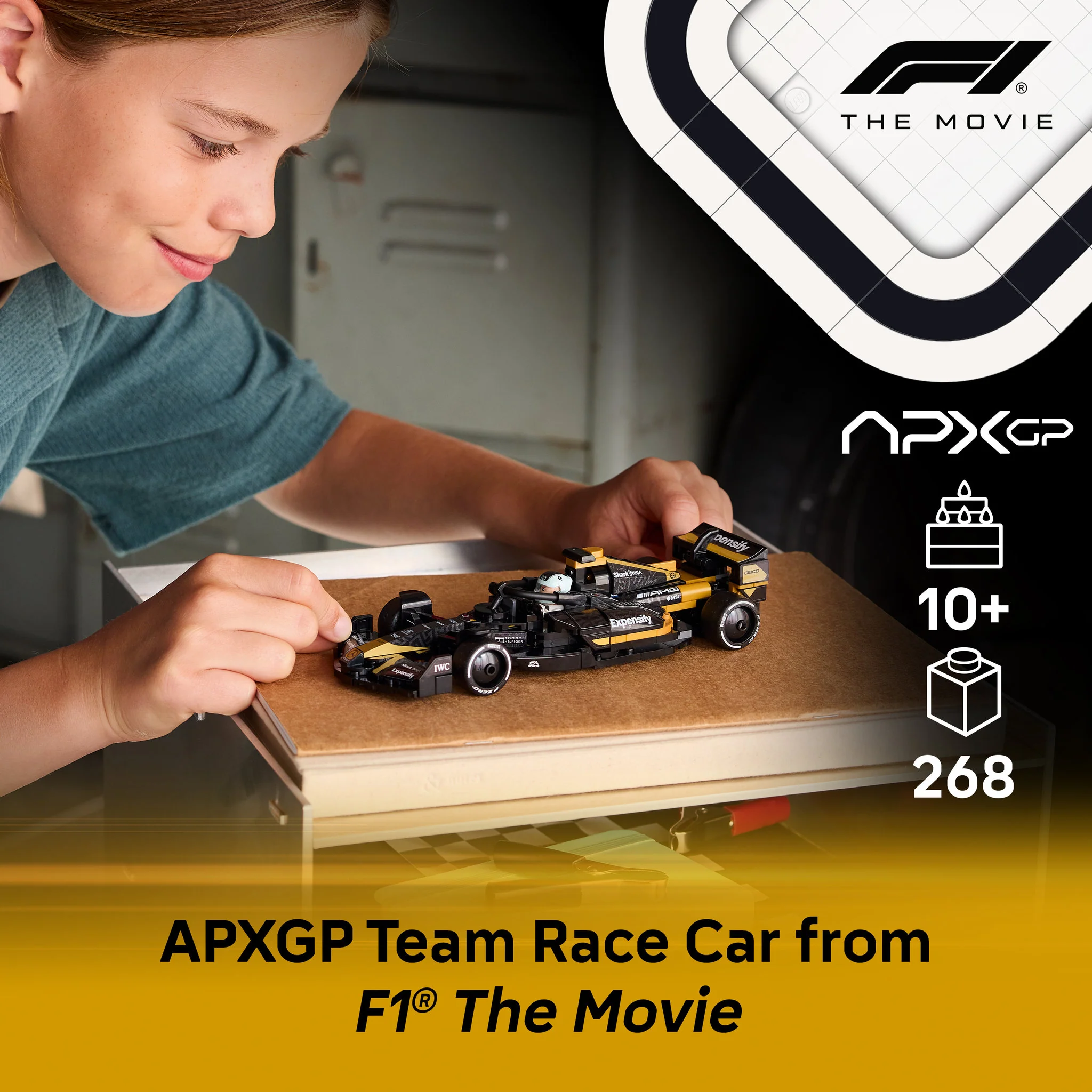 LEGO 77252 Speed Champions APXGP Team Race Car from F1 The Movie