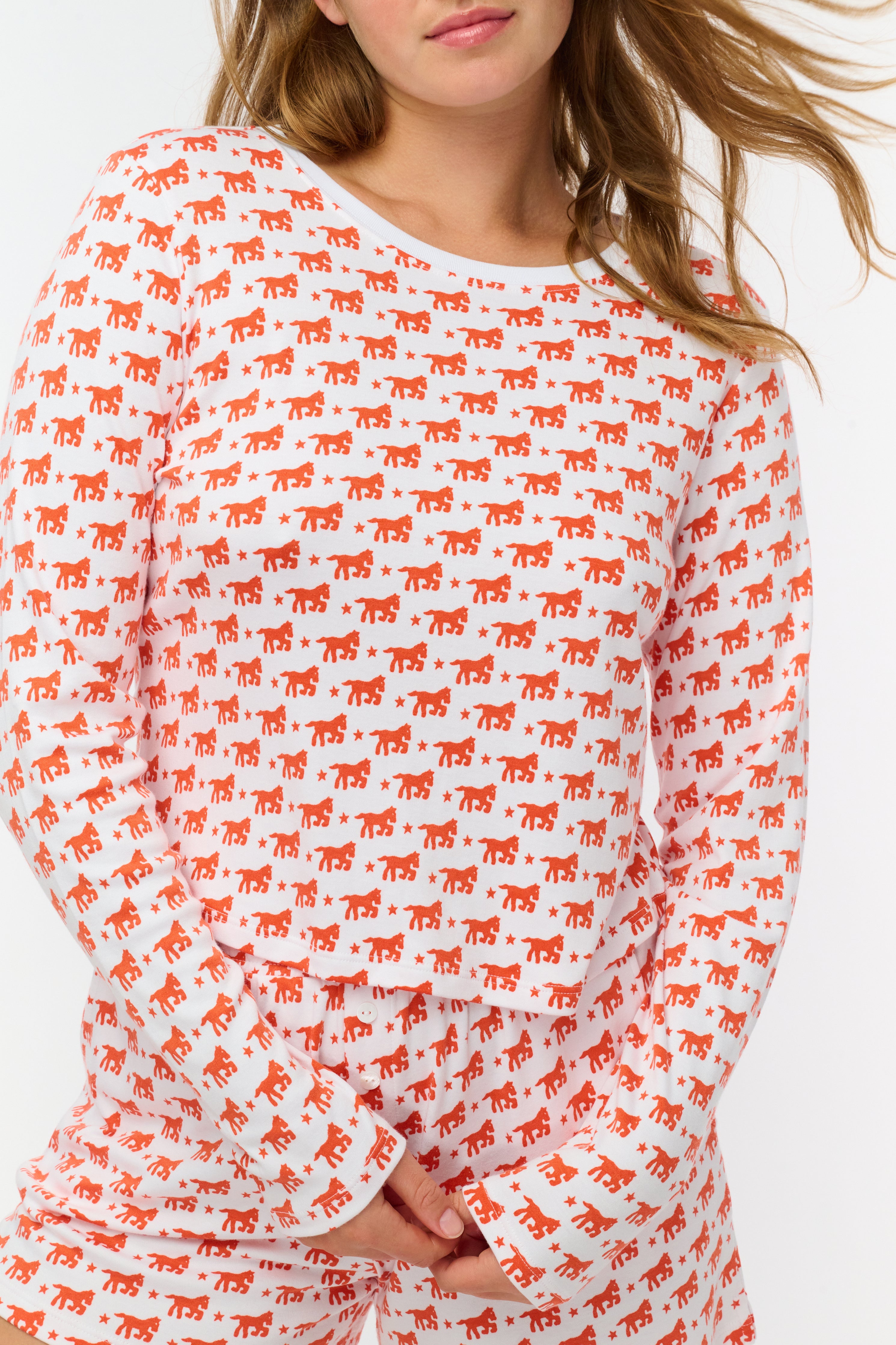 Lucky Stars Long Sleeve Baby Tee