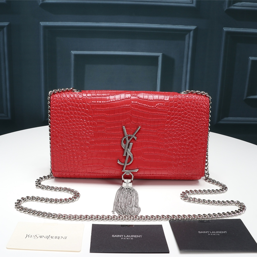YSL Women Shoulder Bags Size 24*5.5*14.5cm