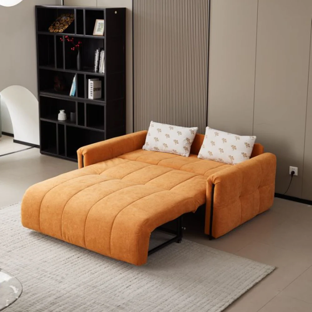 NÓVORA CASA eléctrico reclinable Sofá cama con motorizado reposapiés– fácilmente se convierte, pequeño espacio solución