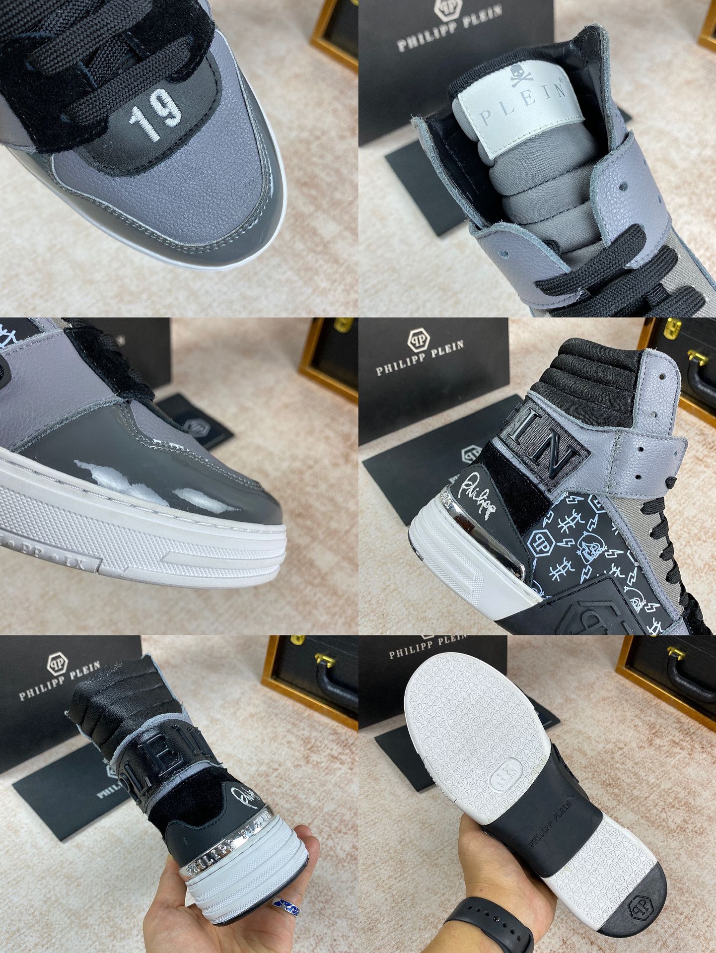 Philipp Plein Mens Outdoor Sneakers Shoes 38 - 45