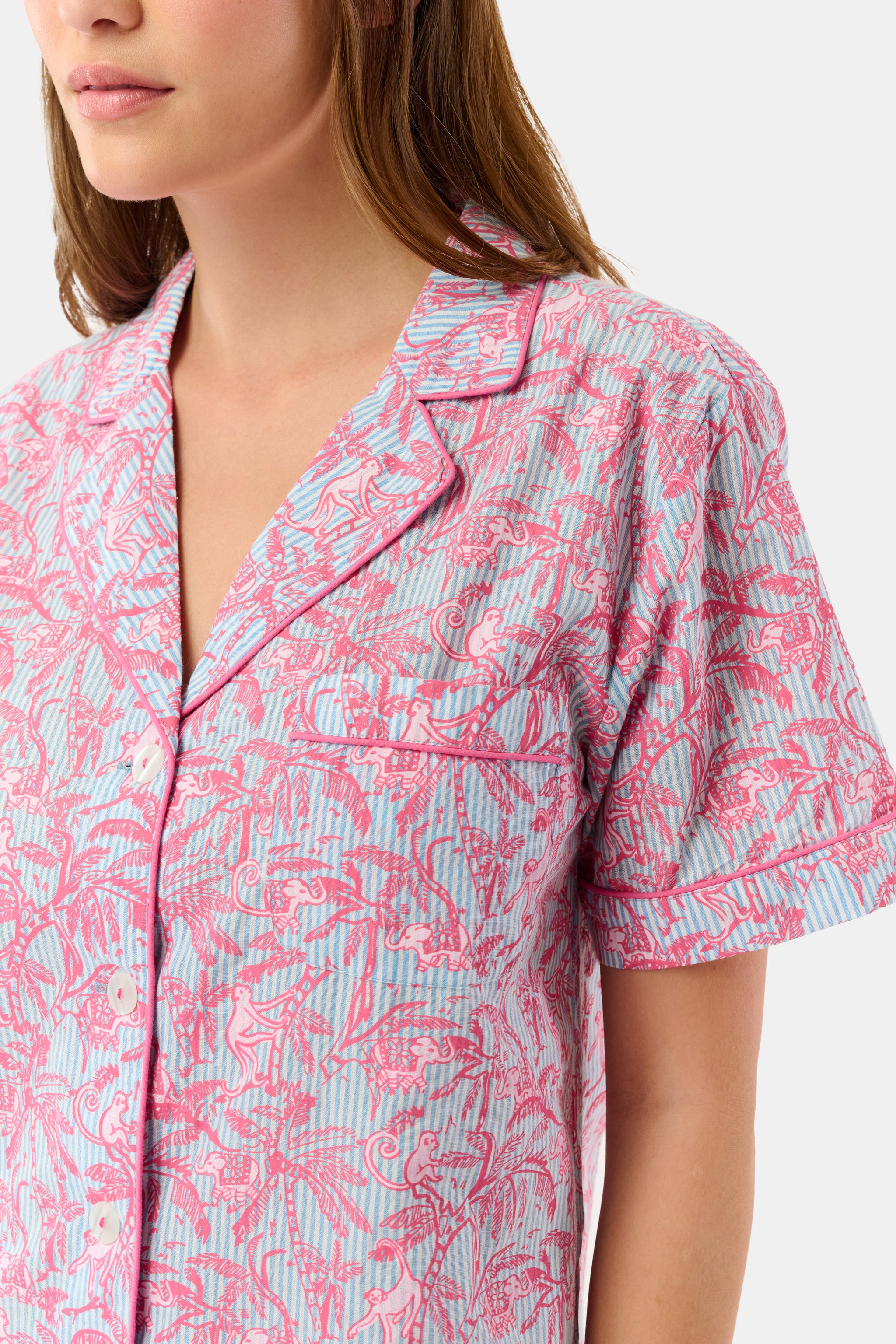 Jungle Toile Stripe Liza Set