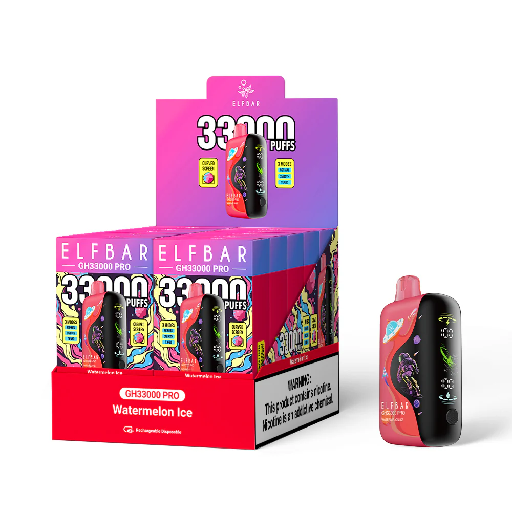 ELFBAR GH33000 PRO wiederaufladbarer Einweg-Vape (alle Geschmacksrichtungen)
