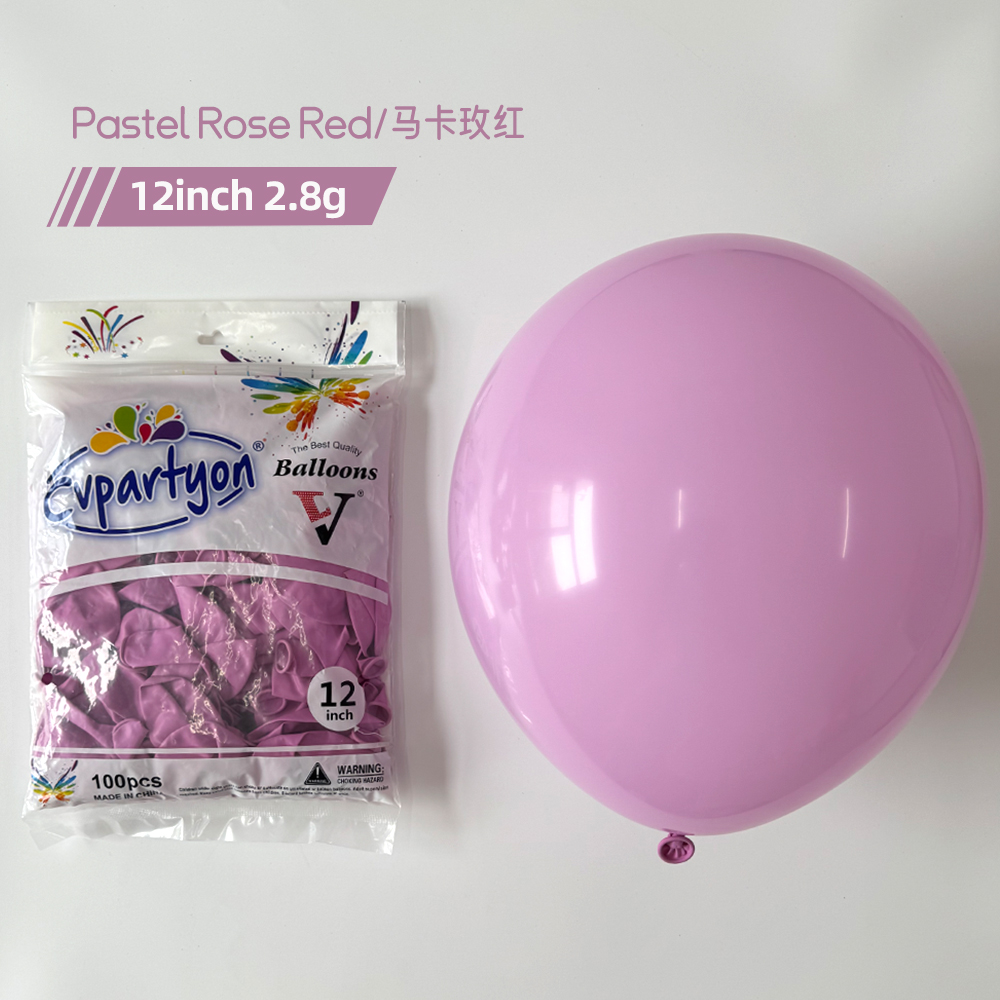 Pastel Pink Macaron Latex Balloon Set Party Decor