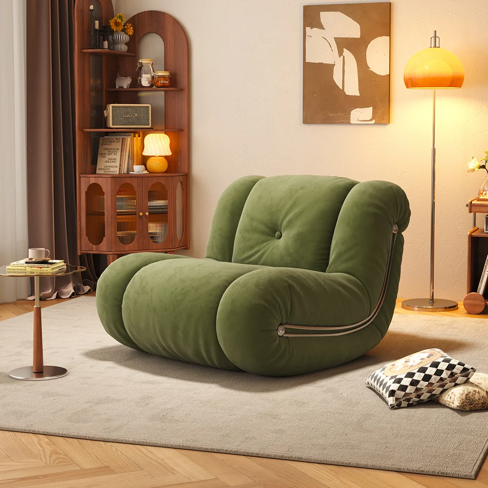 NÓVORA CASA mecedora sofá descanso sillón reclinable individual sofá con cómodo respaldo