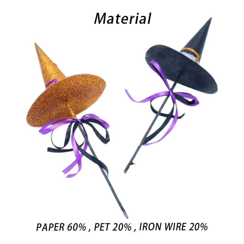 Halloween Witch Hat Cake Topper Decoration