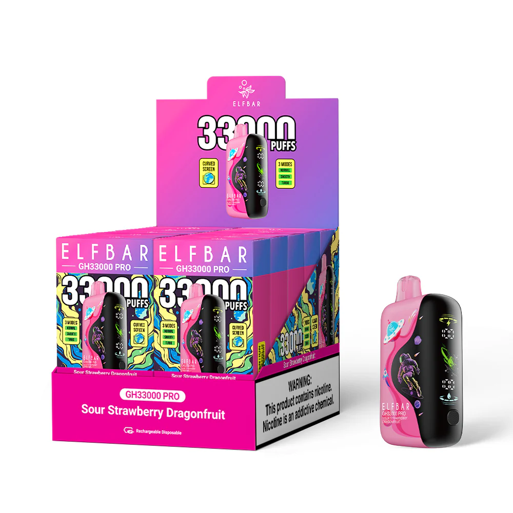 ELFBAR GH33000 PRO wiederaufladbarer Einweg-Vape (alle Geschmacksrichtungen)
