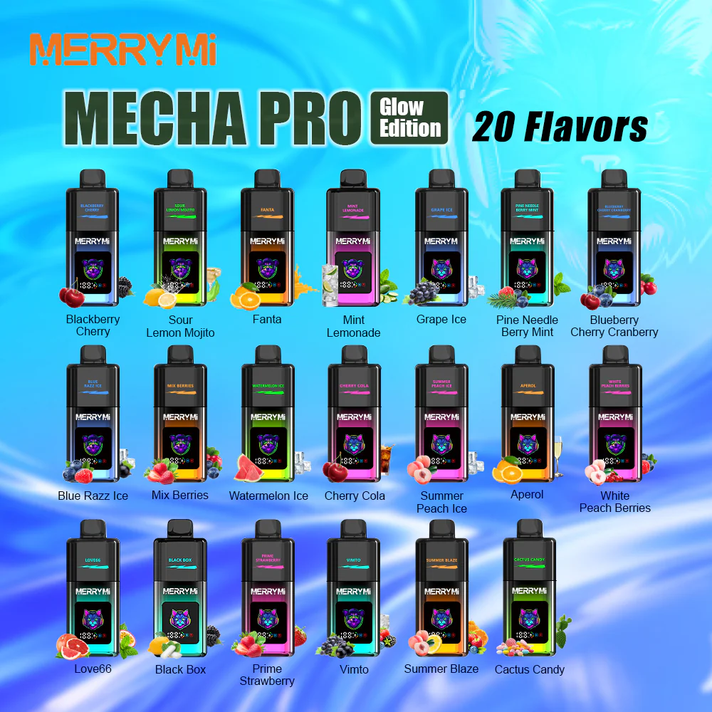MerryMi Mecha Pro 20K wiederaufladbarer Einweg-Vape (alle Geschmacksrichtungen)