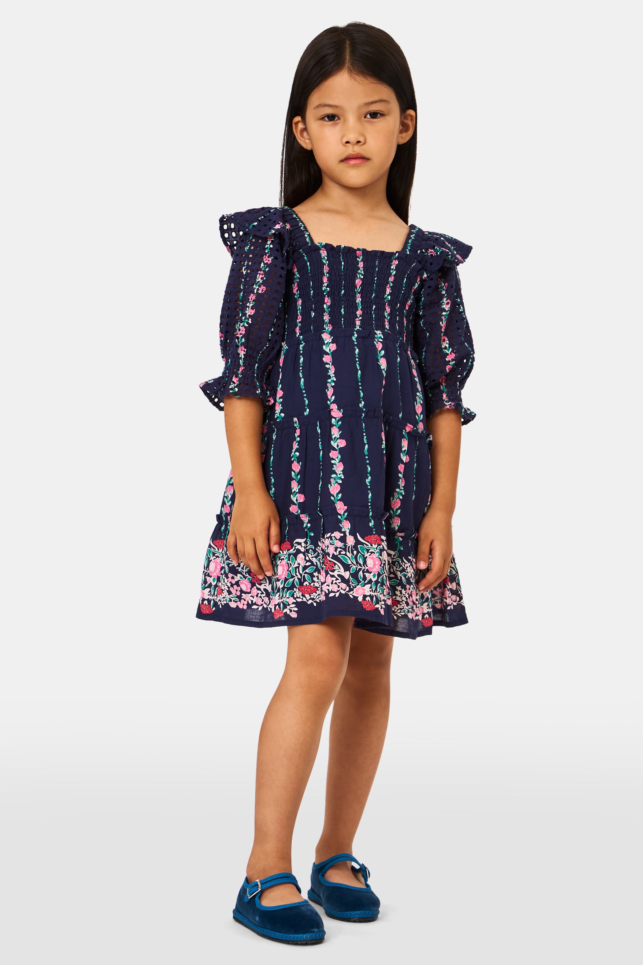 Kids Alba Eyelet Ciera Dress