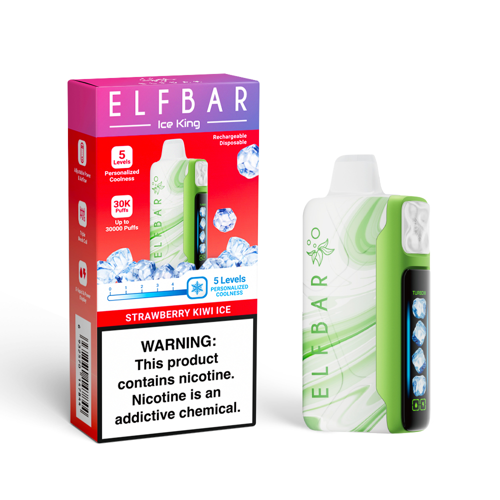 ELF BAR ICE KING 30K wiederaufladbarer Einweg-Vape (alle Geschmacksrichtungen)