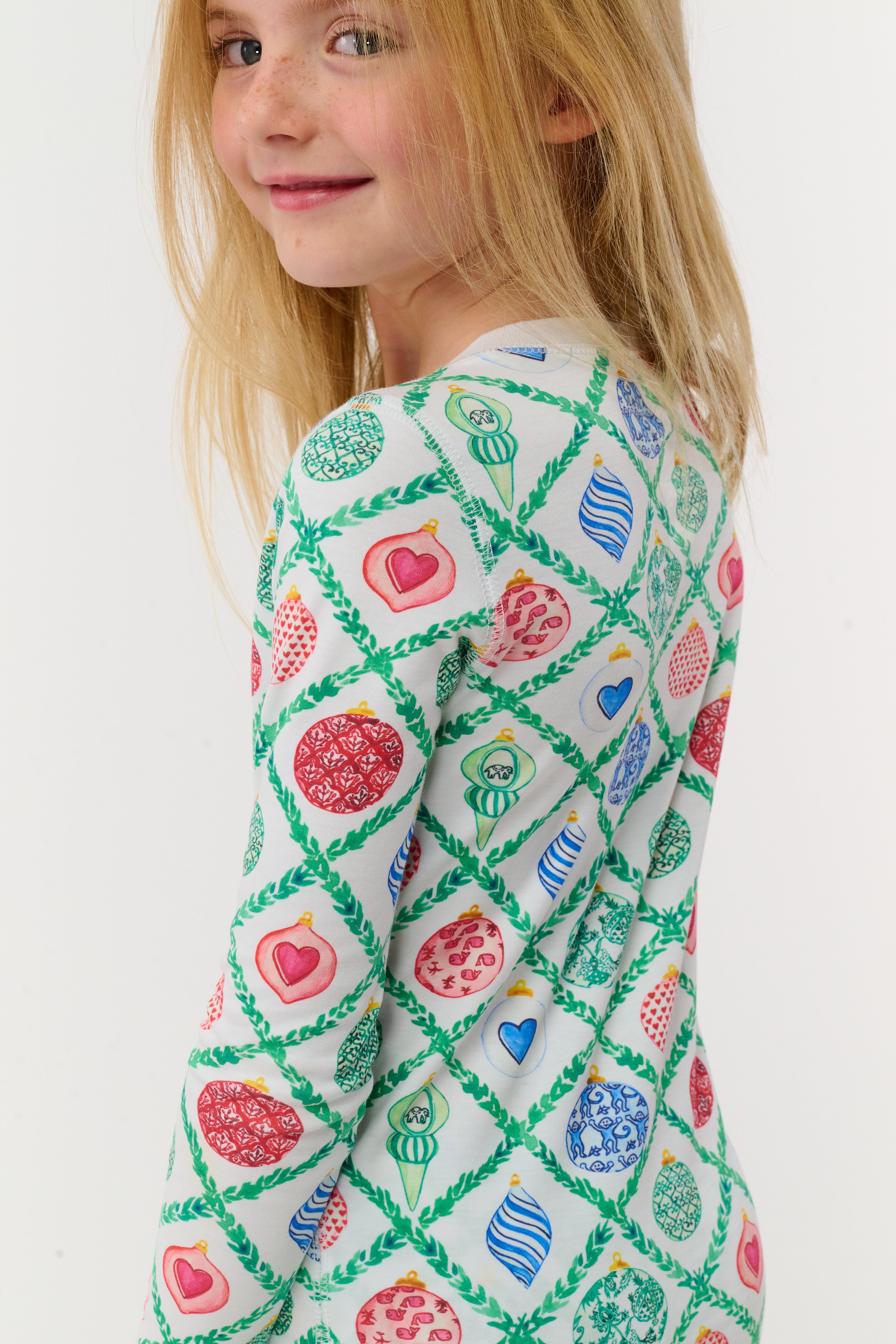Kids Ornament Trellis Pajamas