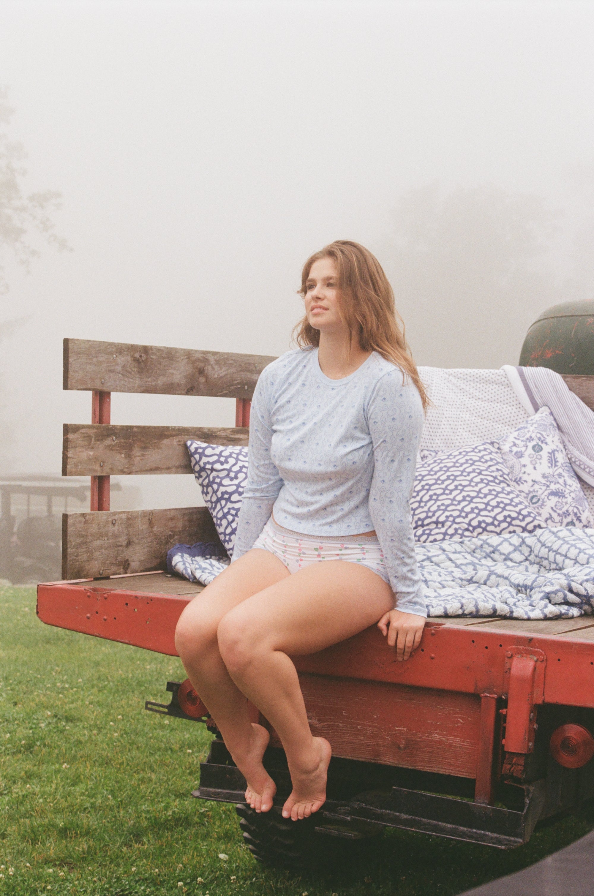 Monkey Rosebud Long Sleeve Baby Tee