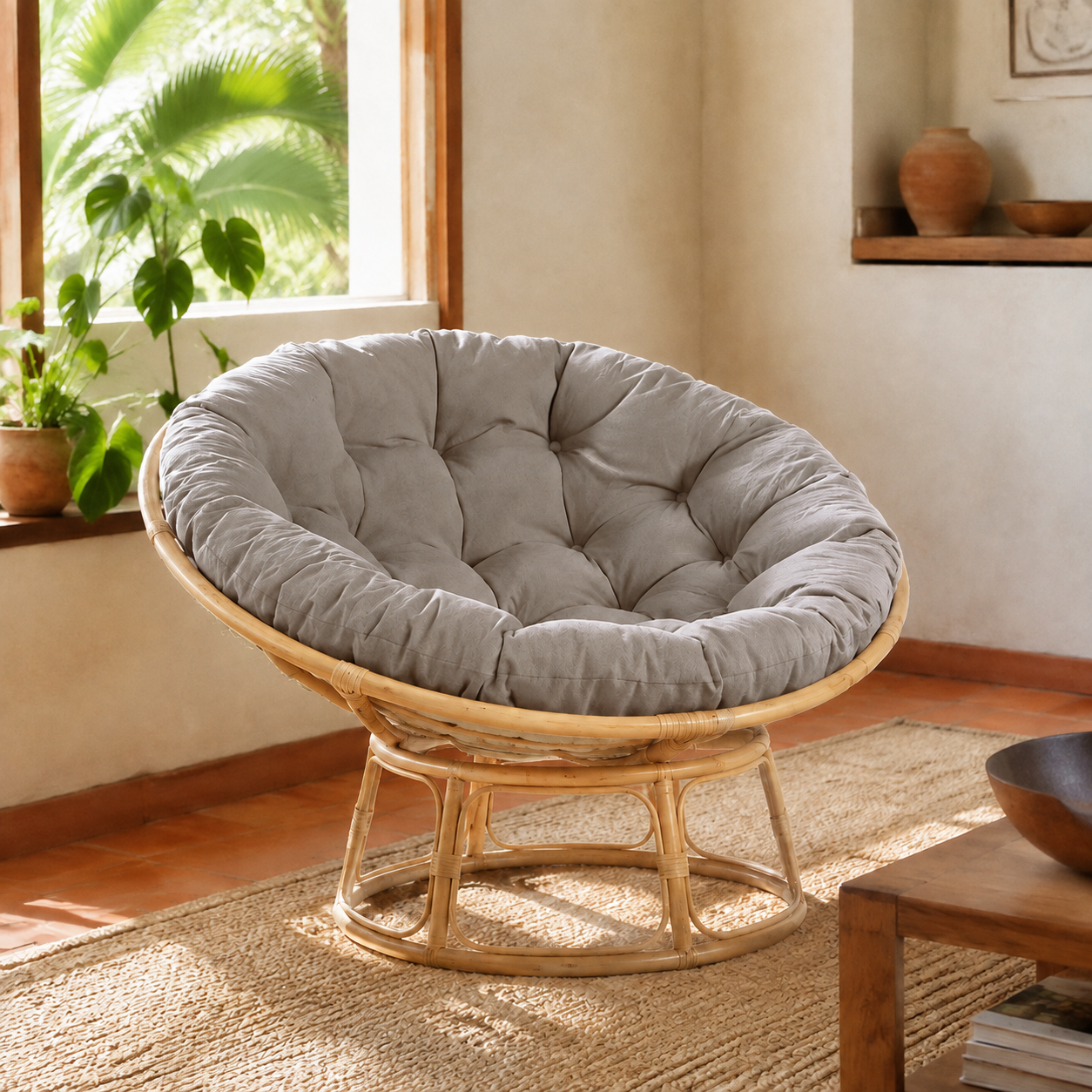RattanNest 1 — Gris piedra