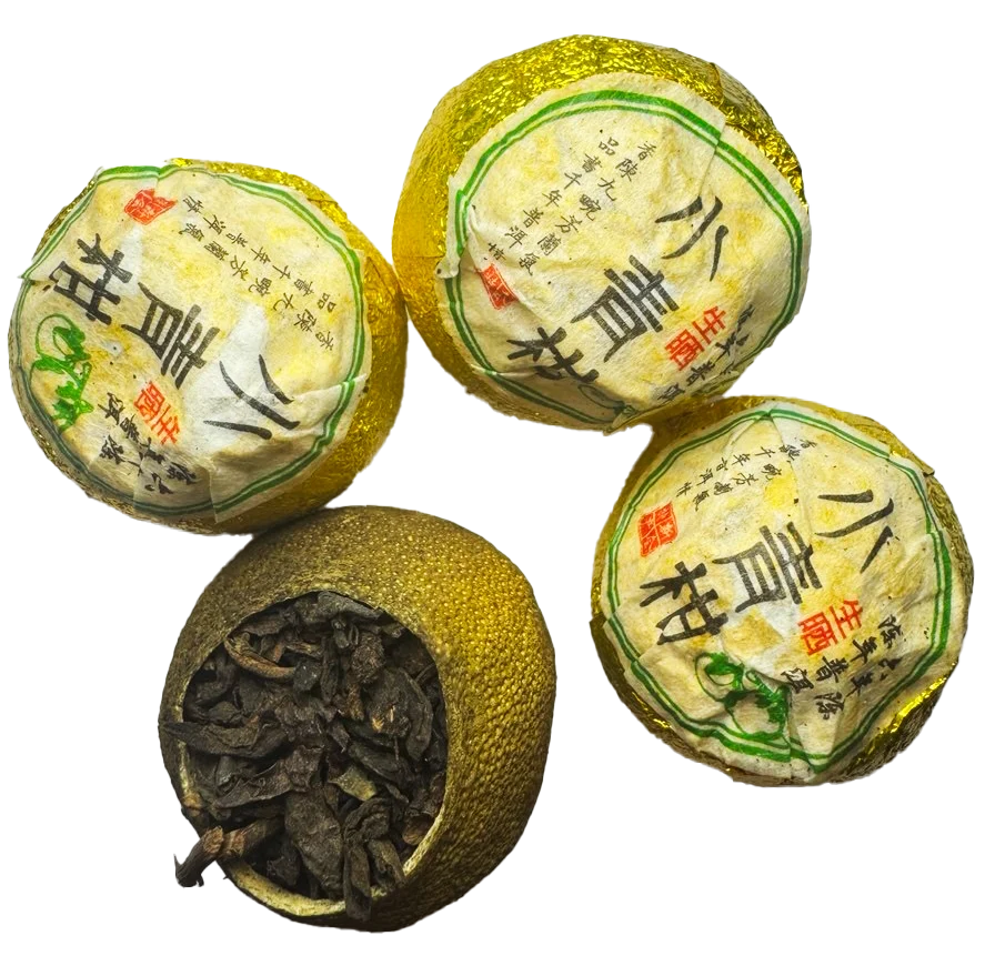 شياو تشينغ غان (بو-إر شو ناضج باليوسفي الأخضر)Xiao Qing GanS.R.10.90شاي بو-إر الناضج (شو)Ohmyteaohmyteachina