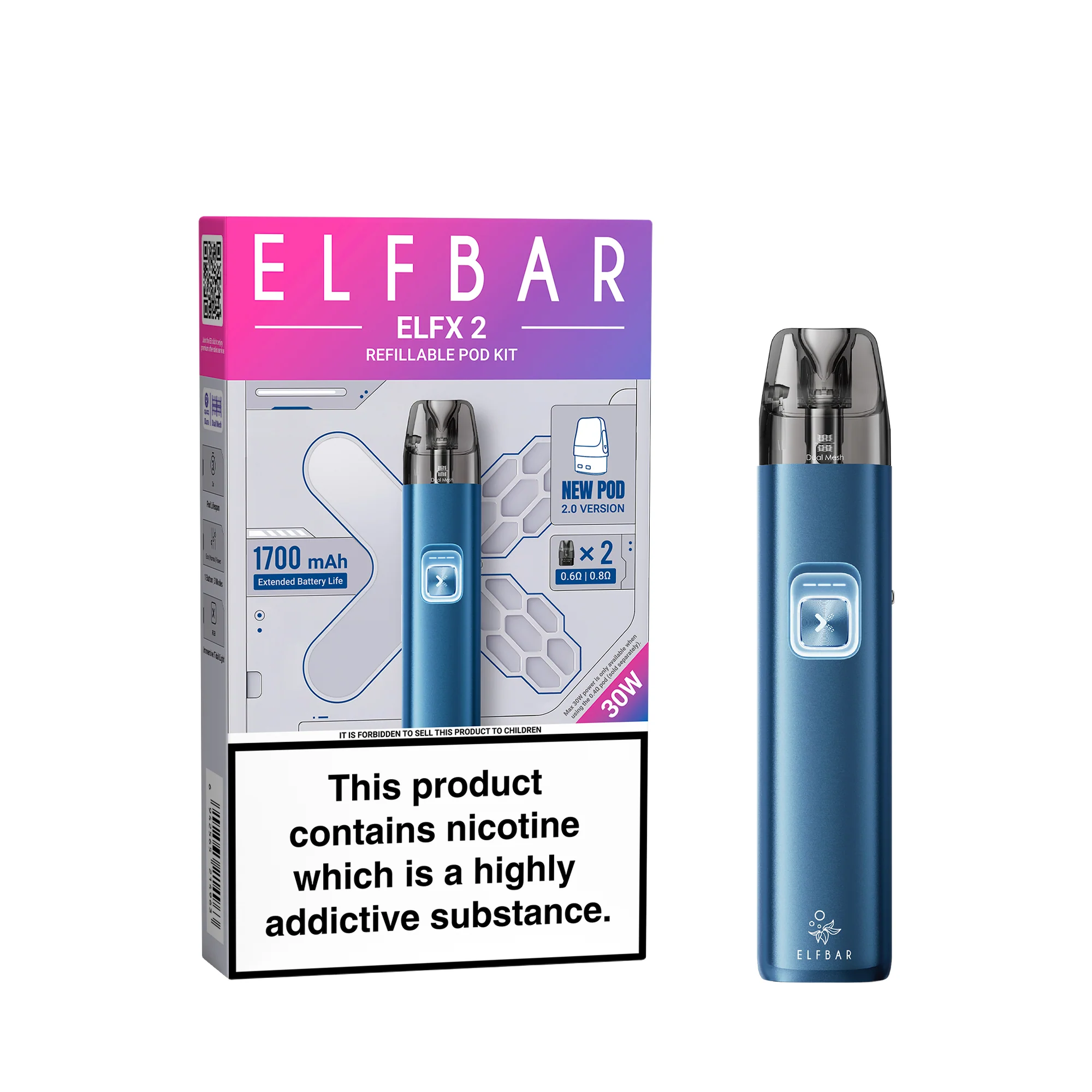 ELFBAR ELFX 2 nachfüllbares Pod-Kit