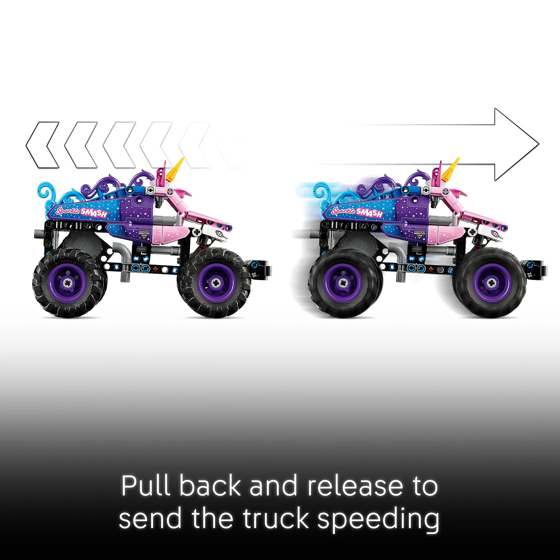 LEGO 42220 Technic Monster Jam  Sparkle Smash Pull-Back