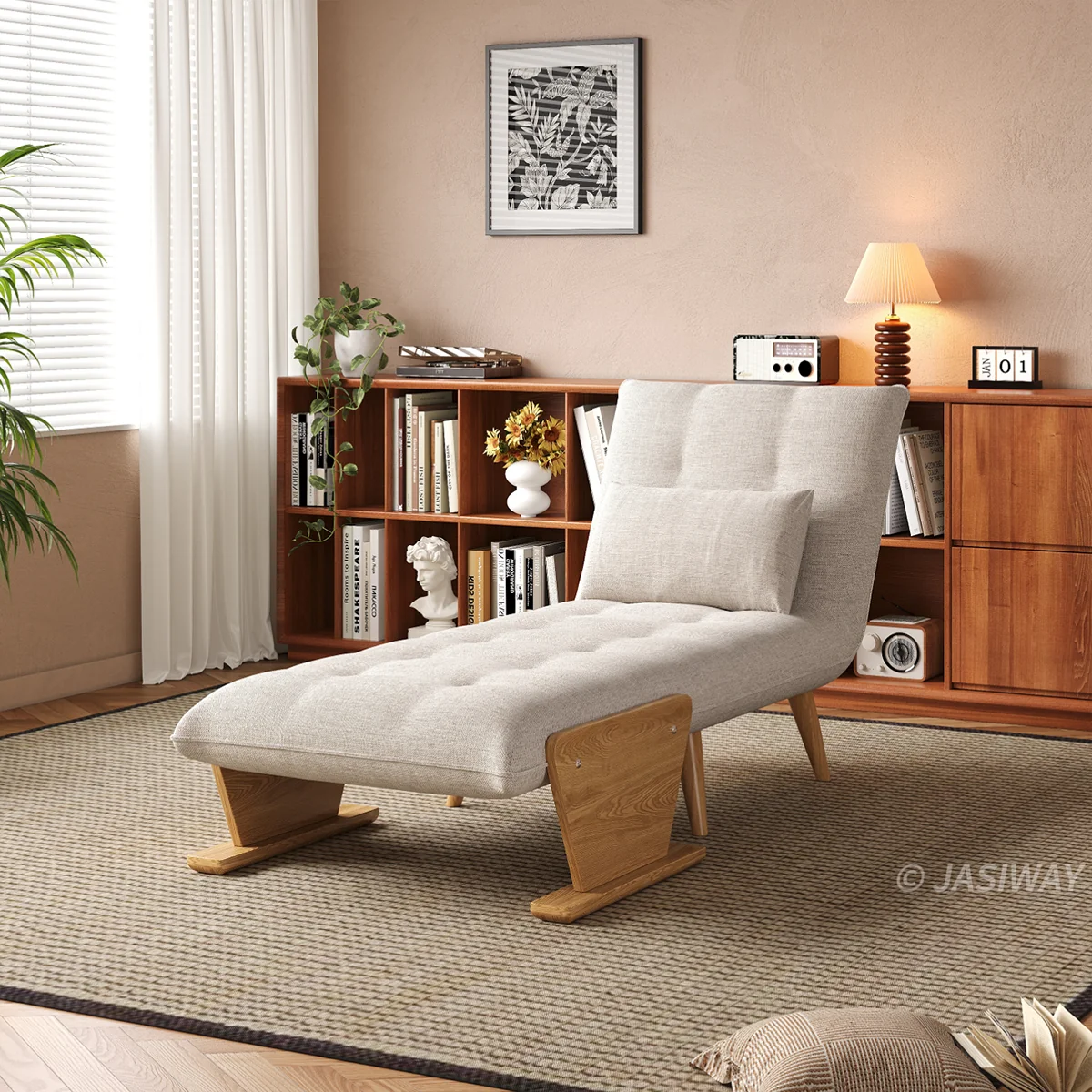 3-en-1 Lino de algodón cama sillón| diario comodidad