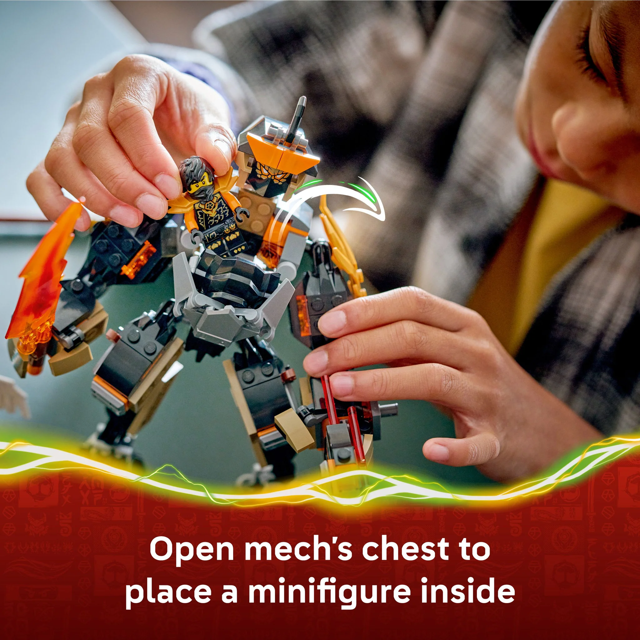 LEGO 71854 NINJAGO Cole's Mission Mech & Dragon Zane