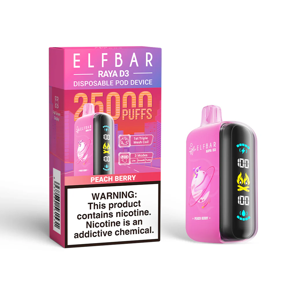 ELFBAR RAYA D3 Einweg-Vape (alle Geschmacksrichtungen)